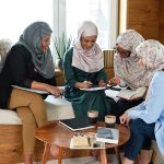 women having a business meeting